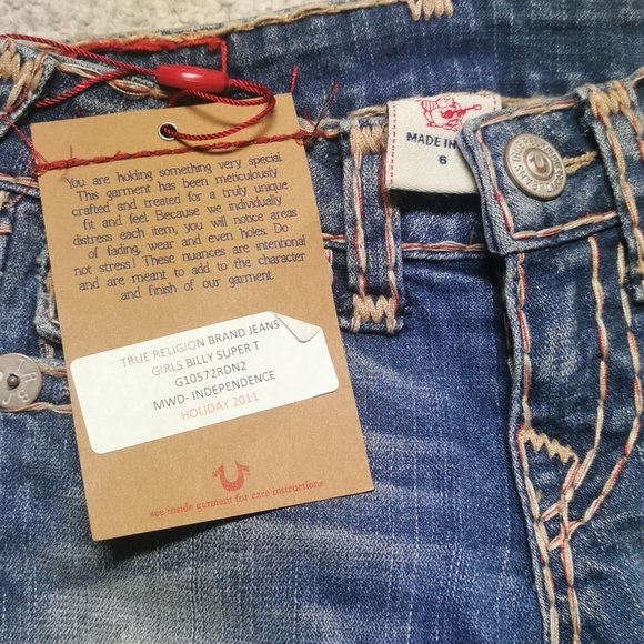 True Religion jeans for girls - Picture 2 of 5